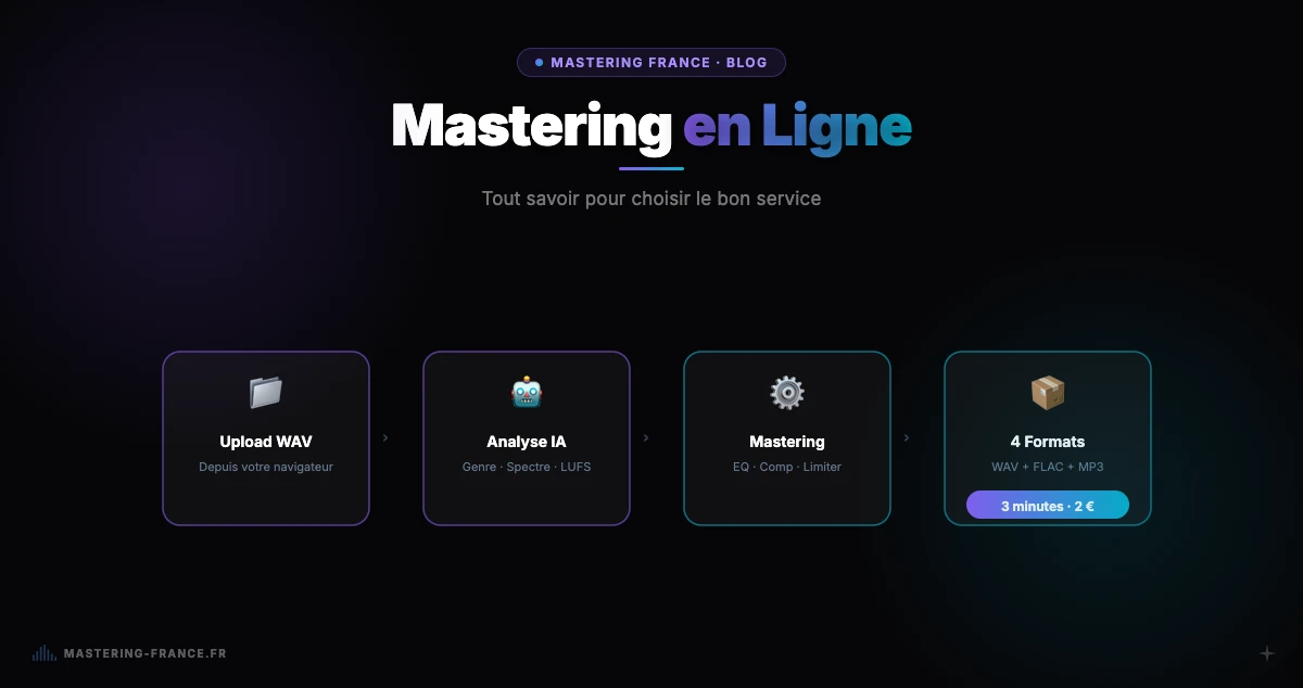 Online audio mastering from a home studio — Mastering France