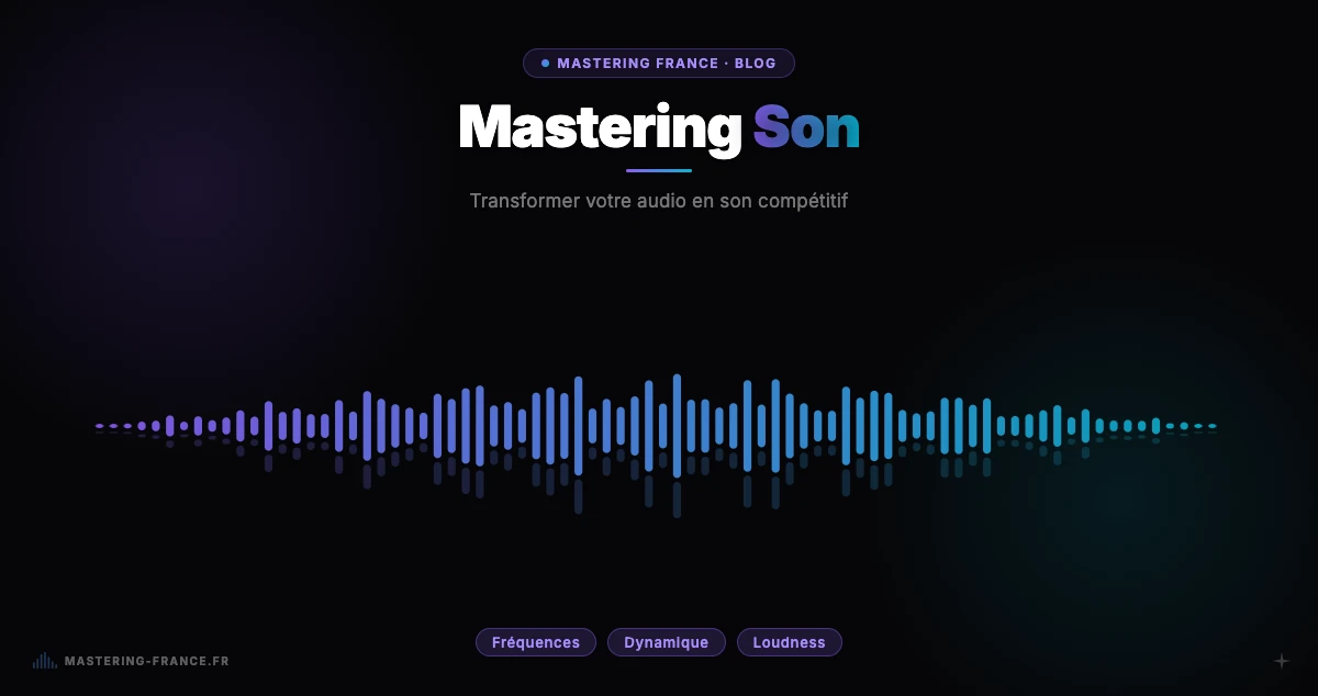 Audio spectrum during mastering — Mastering France